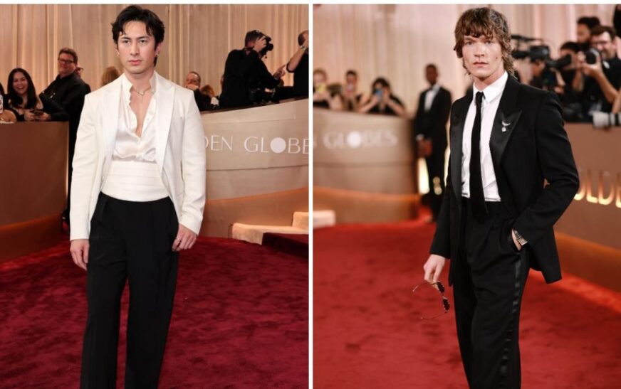 Estrellas emergentes en la alfombra roja: Connor Storrie y Hudson Williams triunfan en su estreno en los Globos de Oro 2026