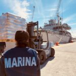 Buques de la Armada de México traslada más de 800 toneladas de ayuda humanitaria a Cuba